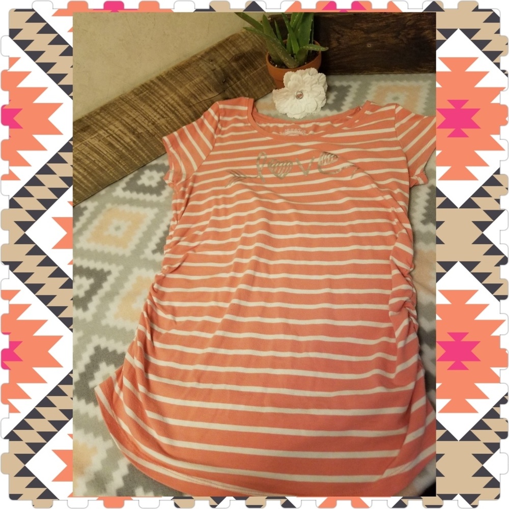 Striped Maternity Tee